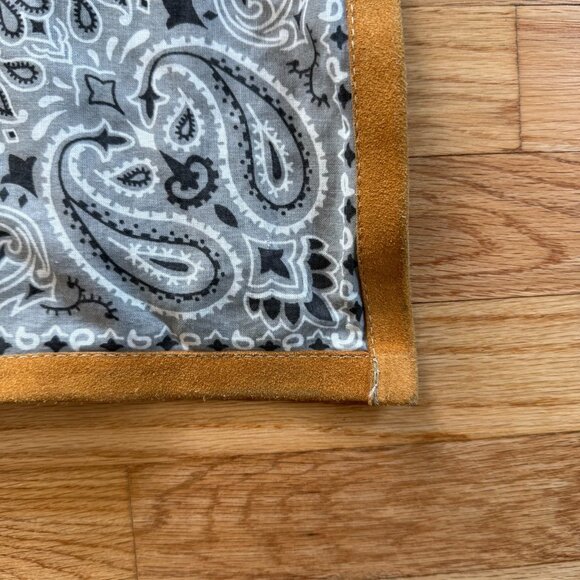 RTH Simple Tote Leather Trim Classic Bandana - Picture 10 of 10